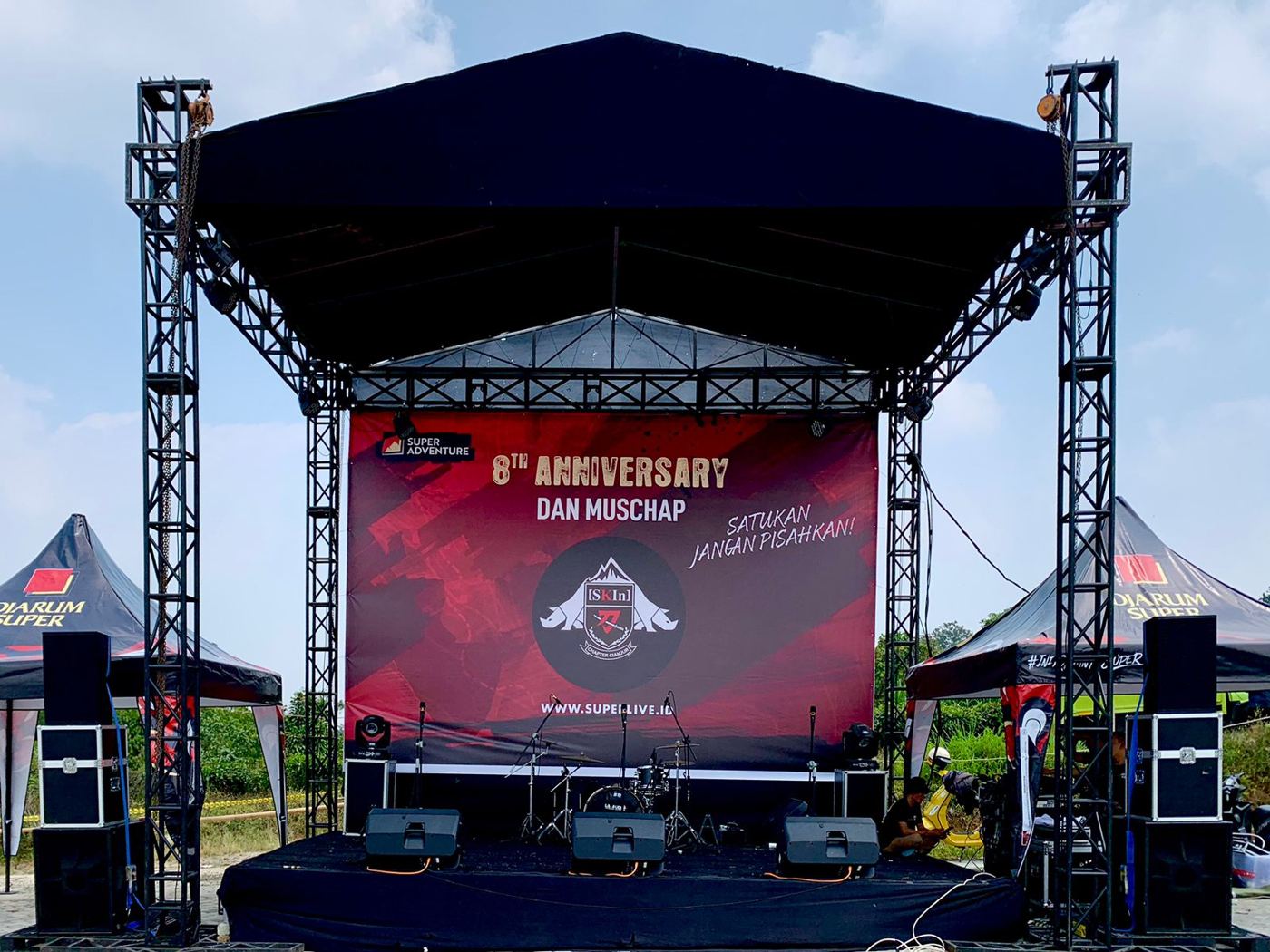 Dokumentasi Stage & Rigging oleh Lantai Atas Event Solution